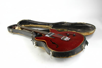 1967 Guild Starfire I Red Bisonic Pickup, Player Grade w Original Case