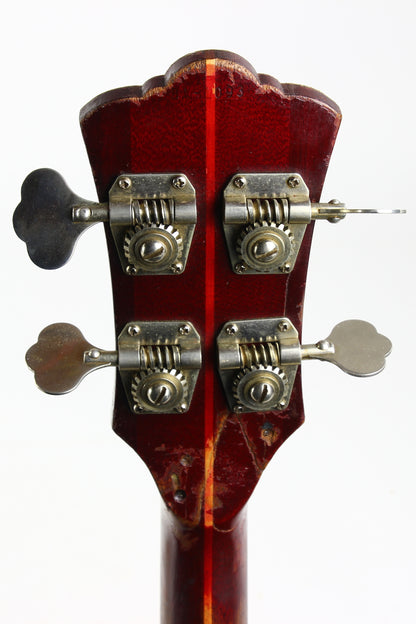 1967 Guild Starfire I Red Bisonic Pickup, Player Grade w Original Case