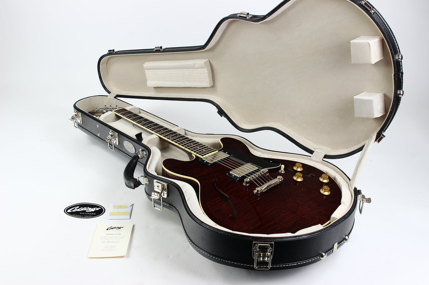 2023 Collings I-35 LC Premium OXBLOOD w Original Hard Case Lollar Humbuckers