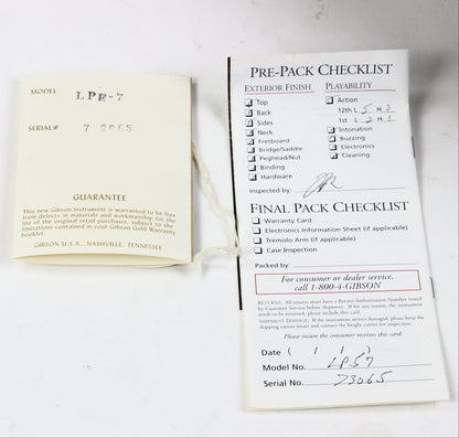 2003 Gibson Brazilian Rosewood 1957 Les Paul Goldtop 57 Reissue Dark Back R7