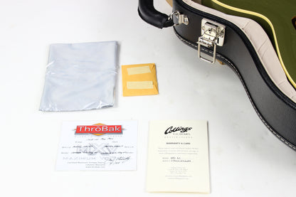 2024 Collings I-35 LC AGED Olive Drab Green | Throbak SLE-101 Plus MXV, Ameritage Case