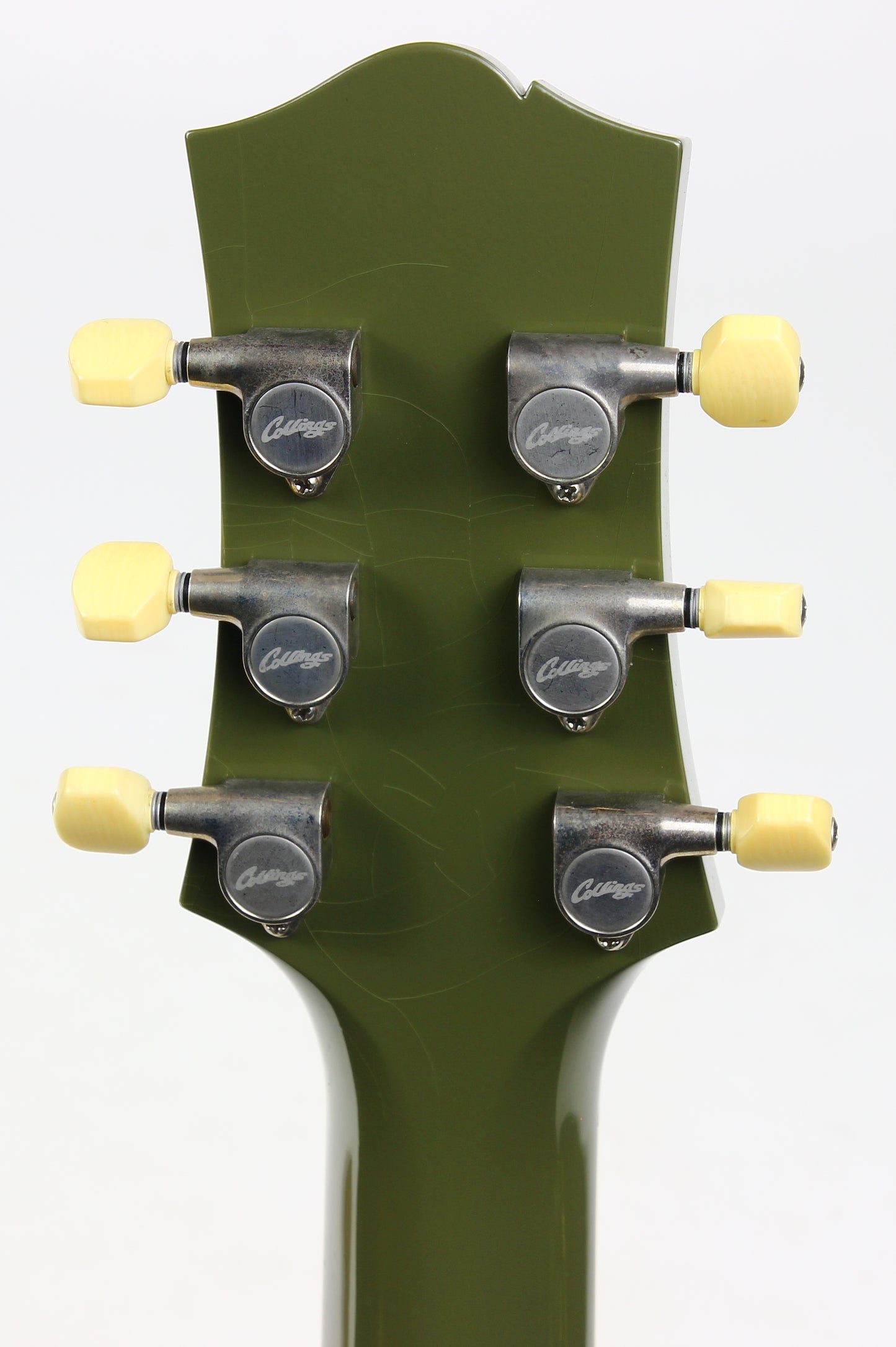2024 Collings I-35 LC AGED Olive Drab Green | Throbak SLE-101 Plus MXV, Ameritage Case
