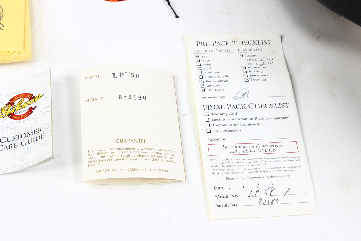 2003 Gibson BRAZILIAN ROSEWOOD 1958 Les Paul Standard Reissue R8 58 Custom Shop Reissue Sunburst