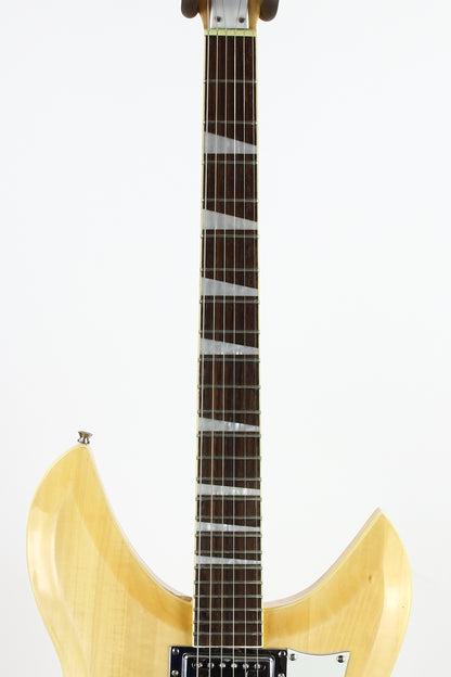 Chickenbacker Rickenfaker 381 Set Neck Copy Mapleglo Natural Guitar