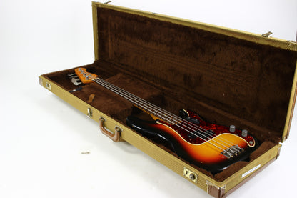 1966 Fender Precision Bass Sunburst | Vintage 1960s P-Bass, Plays Great!