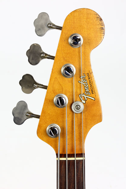 1966 Fender Precision Bass Sunburst | Vintage 1960s P-Bass, Plays Great!