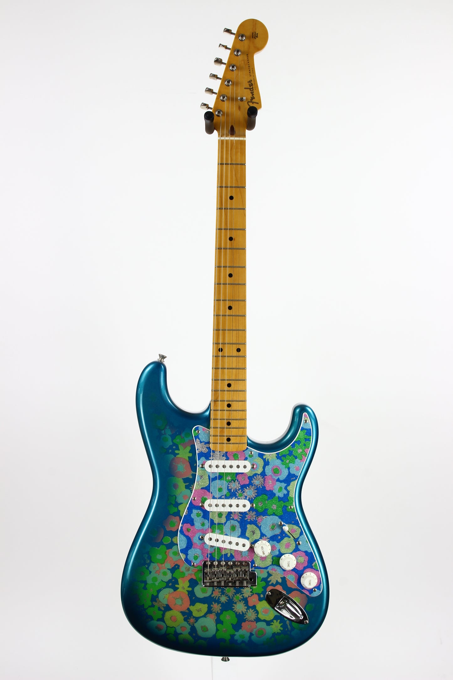 c. 1999 Fender Japan '57 Blue Floral Flower Stratocaster | CIJ 1957 Strat Reissue