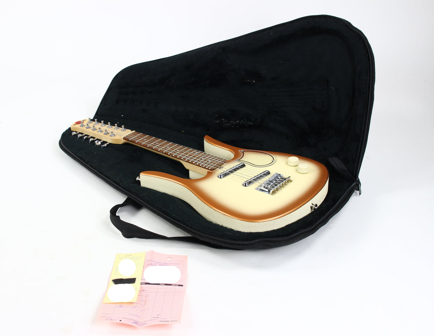 Jerry Jones Shorty 12-String Octave Guitar Mandolin | COPPER BURST w/ Original Receipt!