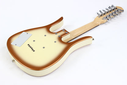 Jerry Jones Shorty 12-String Octave Guitar Mandolin | COPPER BURST w/ Original Receipt!