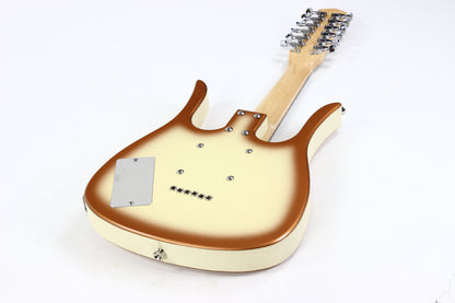 Jerry Jones Shorty 12-String Octave Guitar Mandolin | COPPER BURST w/ Original Receipt!