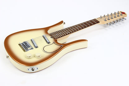 Jerry Jones Shorty 12-String Octave Guitar Mandolin | COPPER BURST w/ Original Receipt!