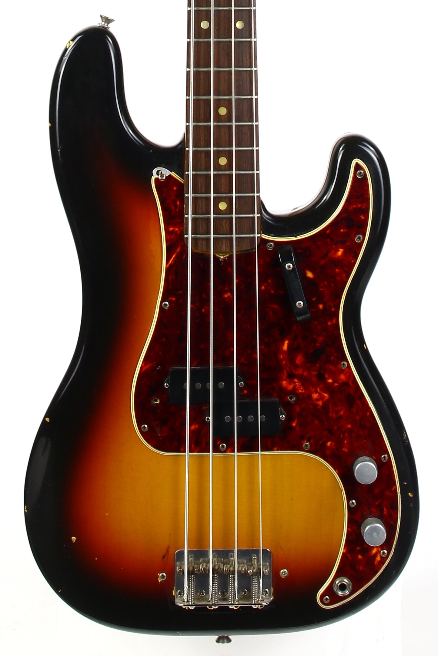 1966 Fender Precision Bass Sunburst | Vintage 1960s P-Bass, Plays Great!