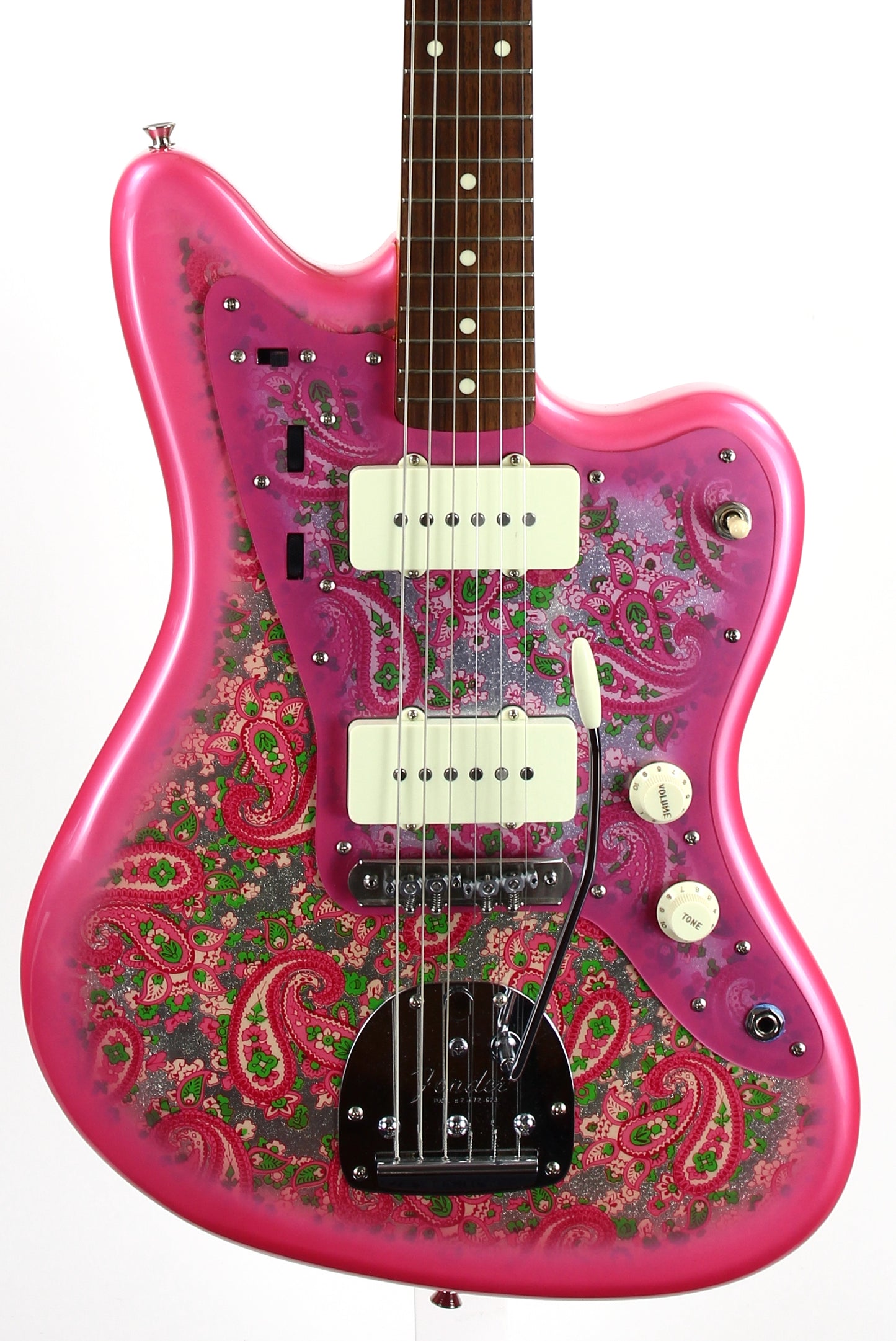 2017 Fender Japan FSR Traditional '60s Jazzmaster Pink Paisley Red MIJ | Mastery Bridge