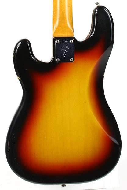 1966 Fender Precision Bass Sunburst | Vintage 1960s P-Bass, Plays Great!