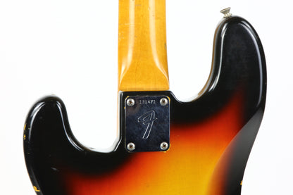 1966 Fender Precision Bass Sunburst | Vintage 1960s P-Bass, Plays Great!