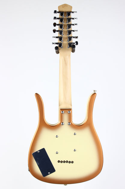 Jerry Jones Shorty 12-String Octave Guitar Mandolin | COPPER BURST w/ Original Receipt!