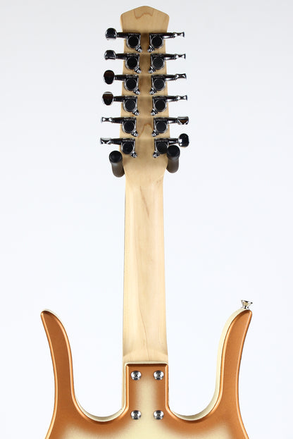 Jerry Jones Shorty 12-String Octave Guitar Mandolin | COPPER BURST w/ Original Receipt!