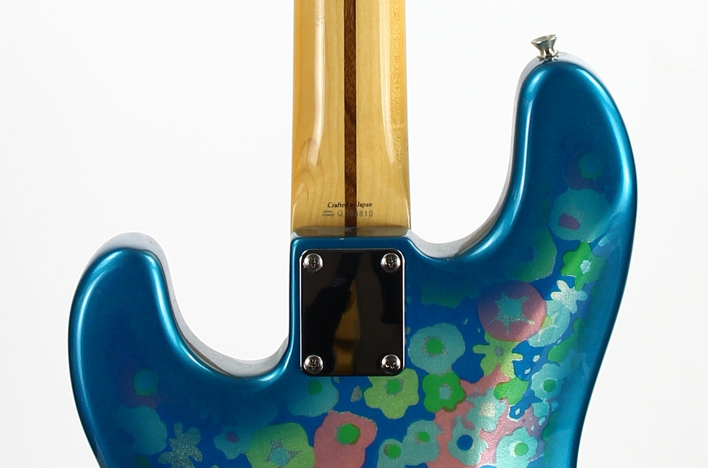 c. 2002 Fender Japan '54 Precision Bass Blue Floral Flower Telecaster OPB-54