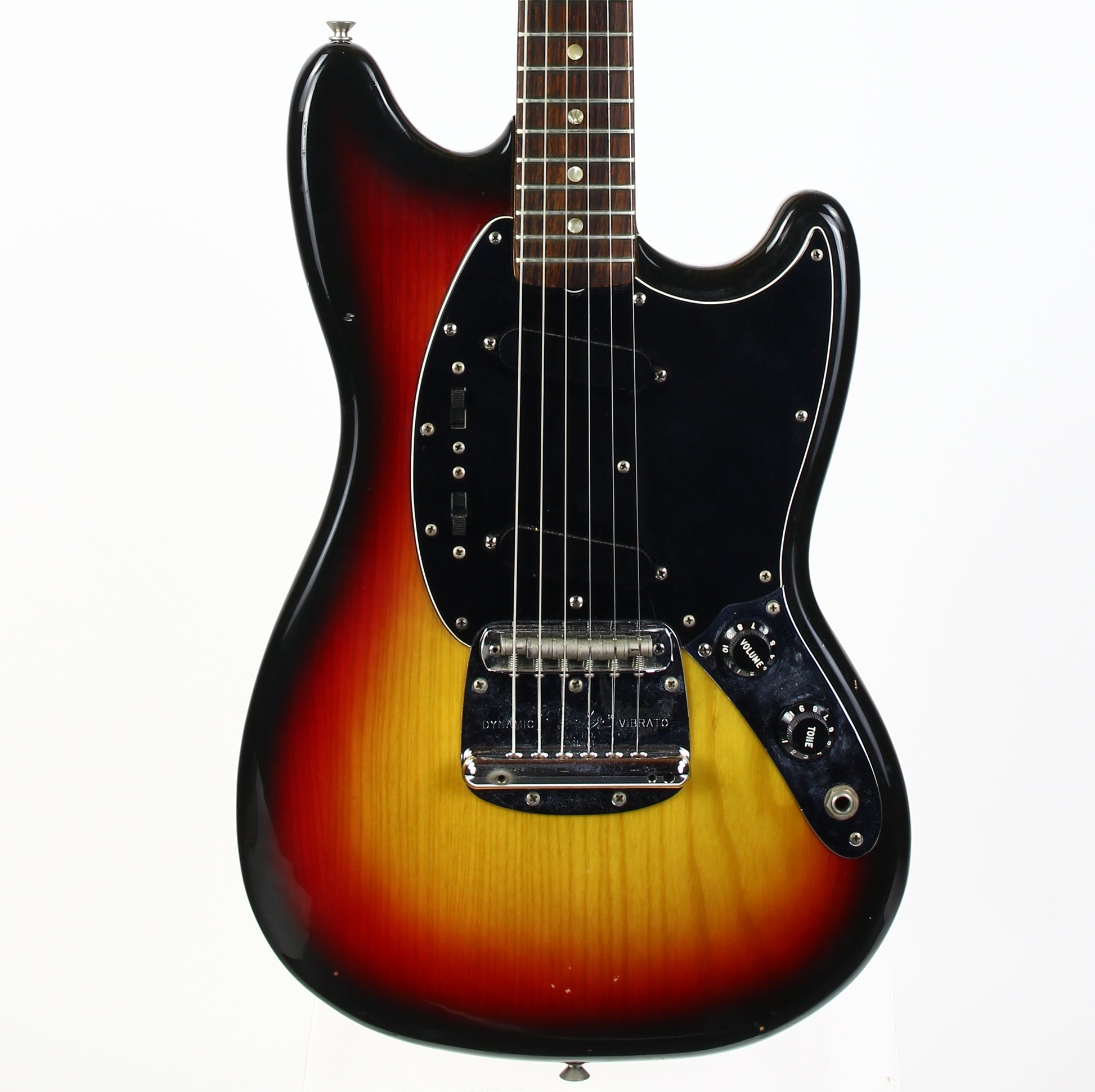 1978 Fender Mustang Sunburst Vintage Electric Guitar w Original Hard Case