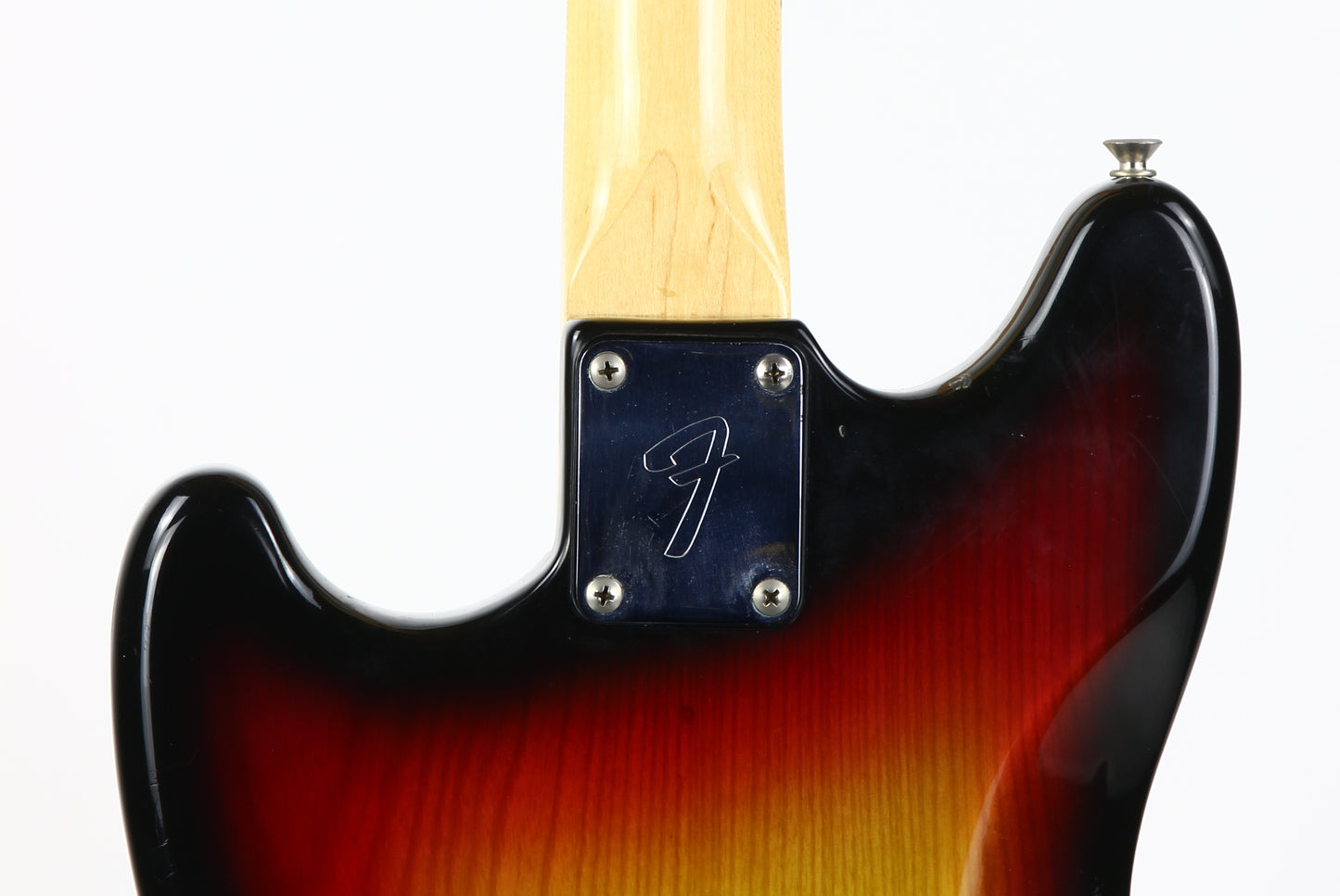 1978 Fender Mustang Sunburst Vintage Electric Guitar w Original Hard Case & Strap