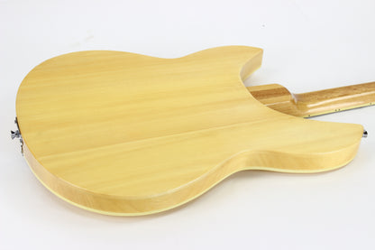 Chickenbacker Rickenfaker 381 Set Neck Copy Mapleglo Natural Guitar