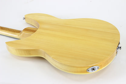 Chickenbacker Rickenfaker 381 Set Neck Copy Mapleglo Natural Guitar