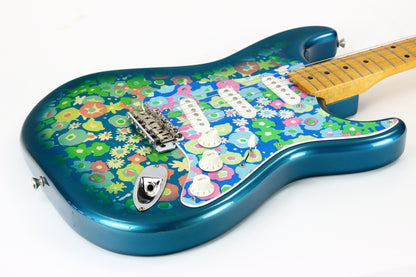 c. 1999 Fender Japan '57 Blue Floral Flower Stratocaster | CIJ 1957 Strat Reissue