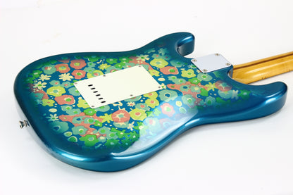 c. 1999 Fender Japan '57 Blue Floral Flower Stratocaster | CIJ 1957 Strat Reissue