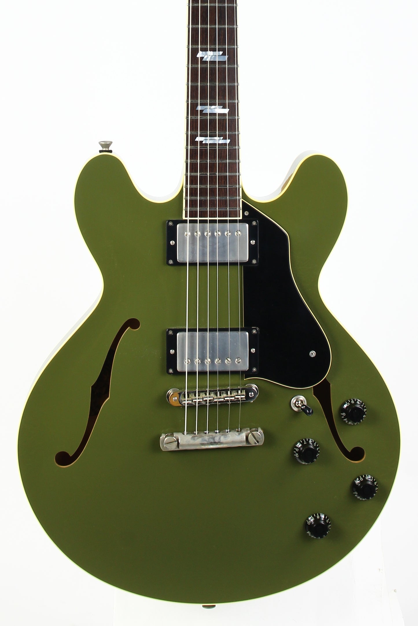 2024 Collings I-35 LC AGED Olive Drab Green | Throbak SLE-101 Plus MXV, Ameritage Case
