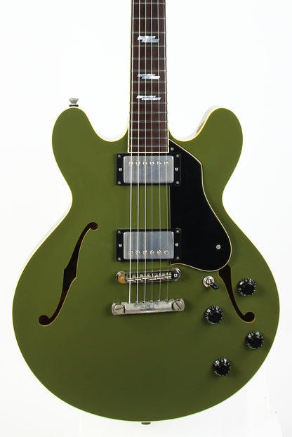 2024 Collings I-35 LC AGED Olive Drab Green | Throbak SLE-101 Plus MXV, Ameritage Case