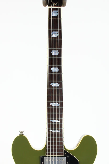 2024 Collings I-35 LC AGED Olive Drab Green | Throbak SLE-101 Plus MXV, Ameritage Case