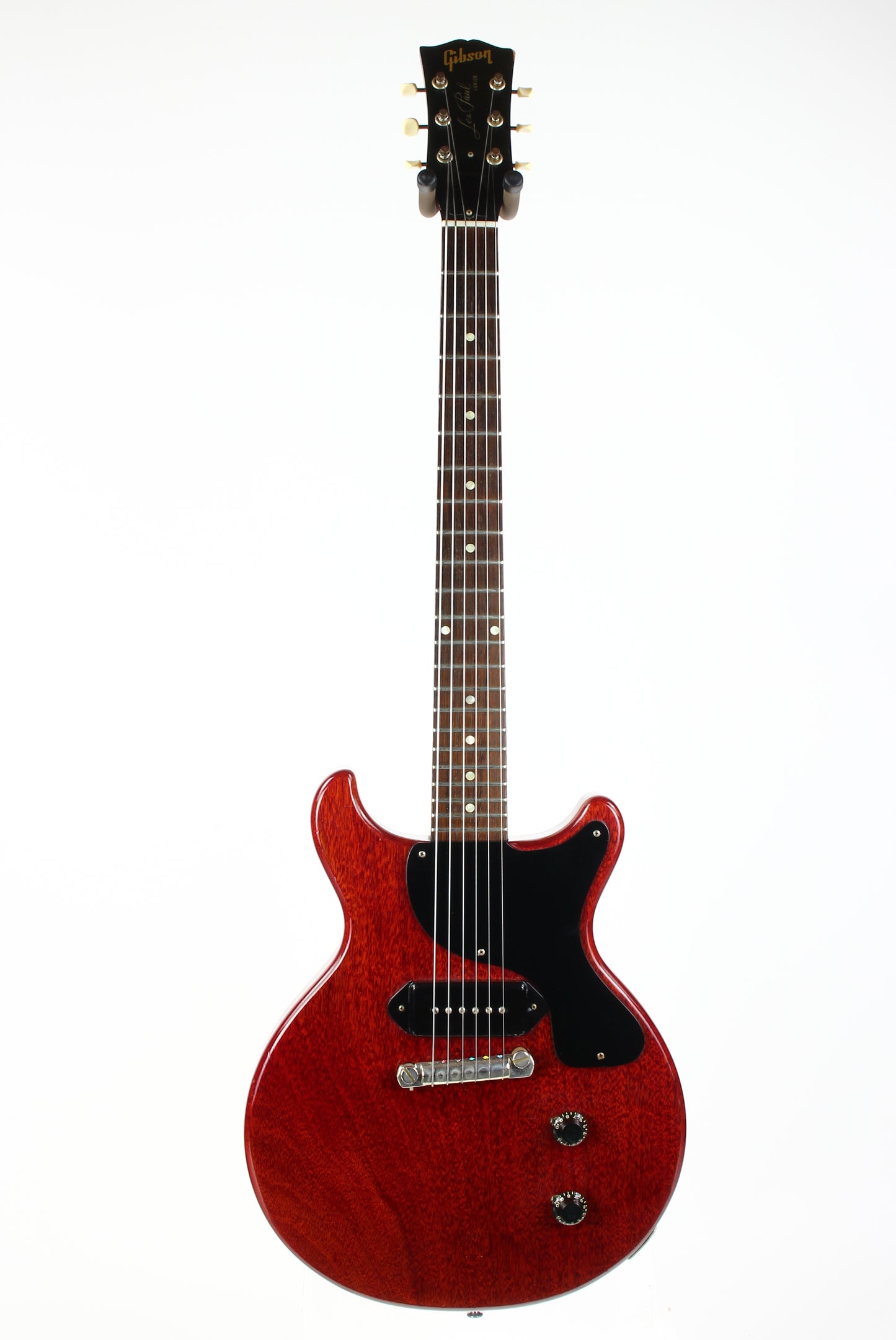 1959 Gibson Les Paul Junior Jr. Doublecut Double Cutaway Vintage Electric Guitar Cherry Red RARE BLACK PICKGUARD