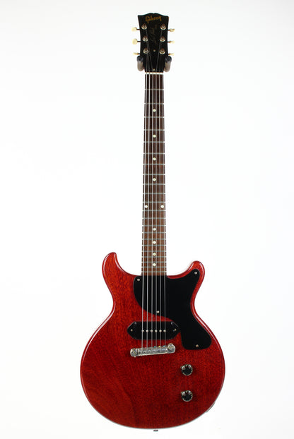 1959 Gibson Les Paul Junior Jr. Doublecut Double Cutaway Vintage Electric Guitar Cherry Red RARE BLACK PICKGUARD