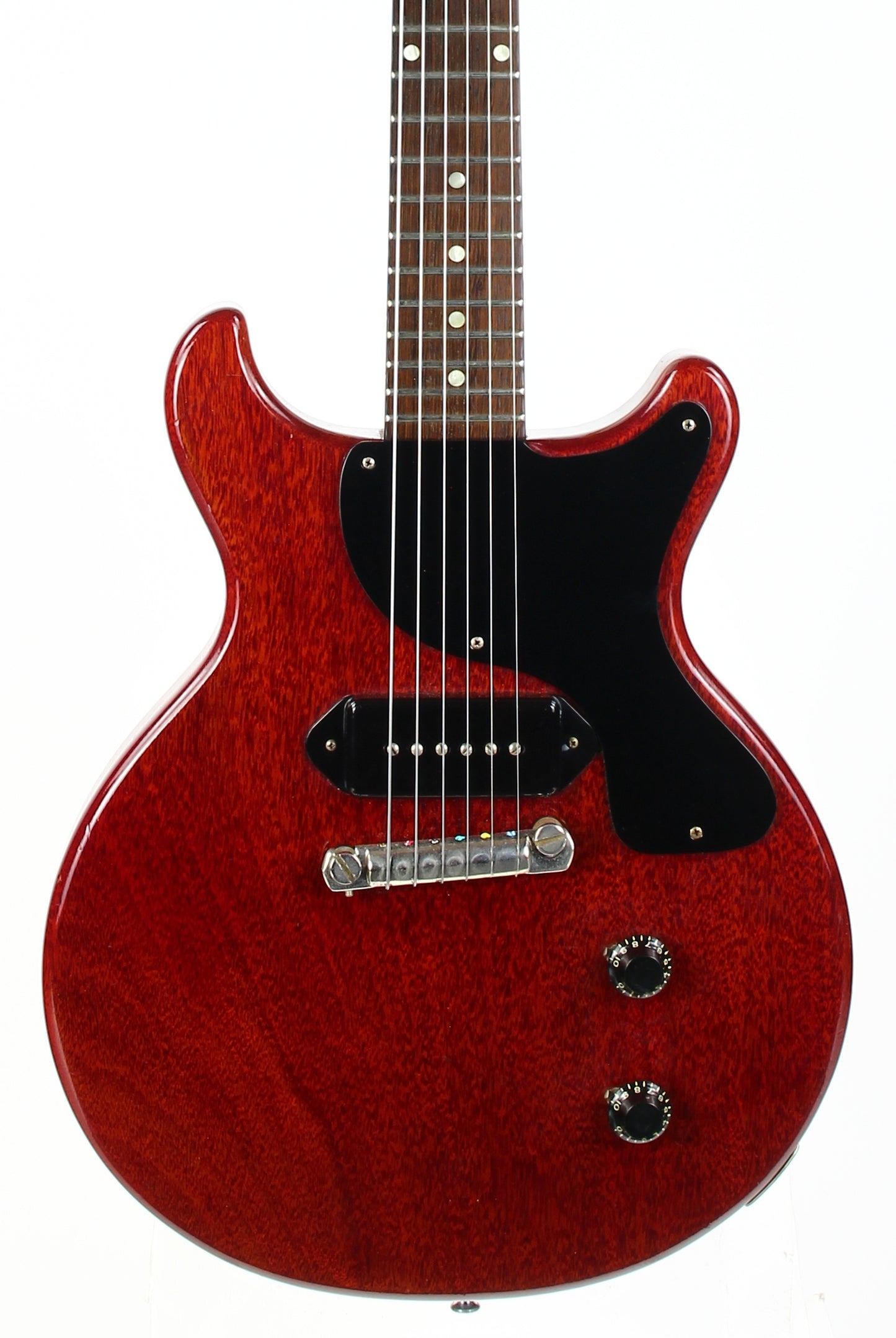 1959 Gibson Les Paul Junior Jr. Doublecut Double Cutaway Vintage Electric Guitar Cherry Red RARE BLACK PICKGUARD