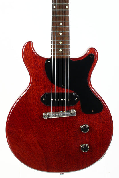 1959 Gibson Les Paul Junior Jr. Doublecut Double Cutaway Vintage Electric Guitar Cherry Red RARE BLACK PICKGUARD
