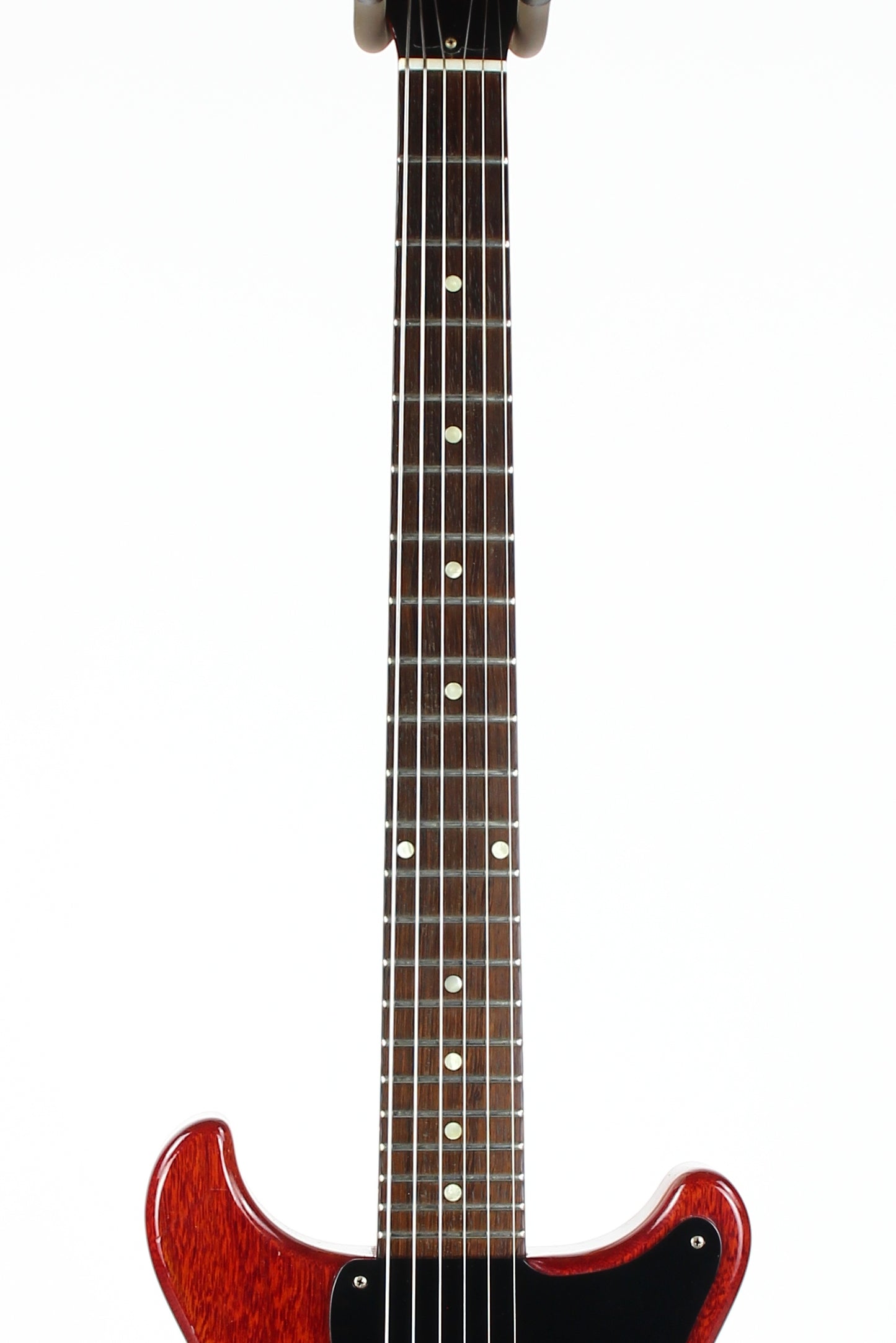 1959 Gibson Les Paul Junior Jr. Doublecut Double Cutaway Vintage Electric Guitar Cherry Red RARE BLACK PICKGUARD