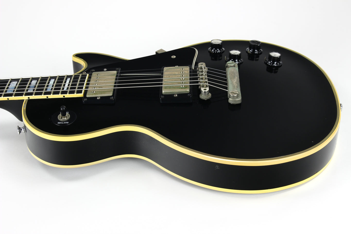 2002 Gibson '68 Les Paul Custom Black Beauty 1968 with Nickel Hardware Electric Guitar