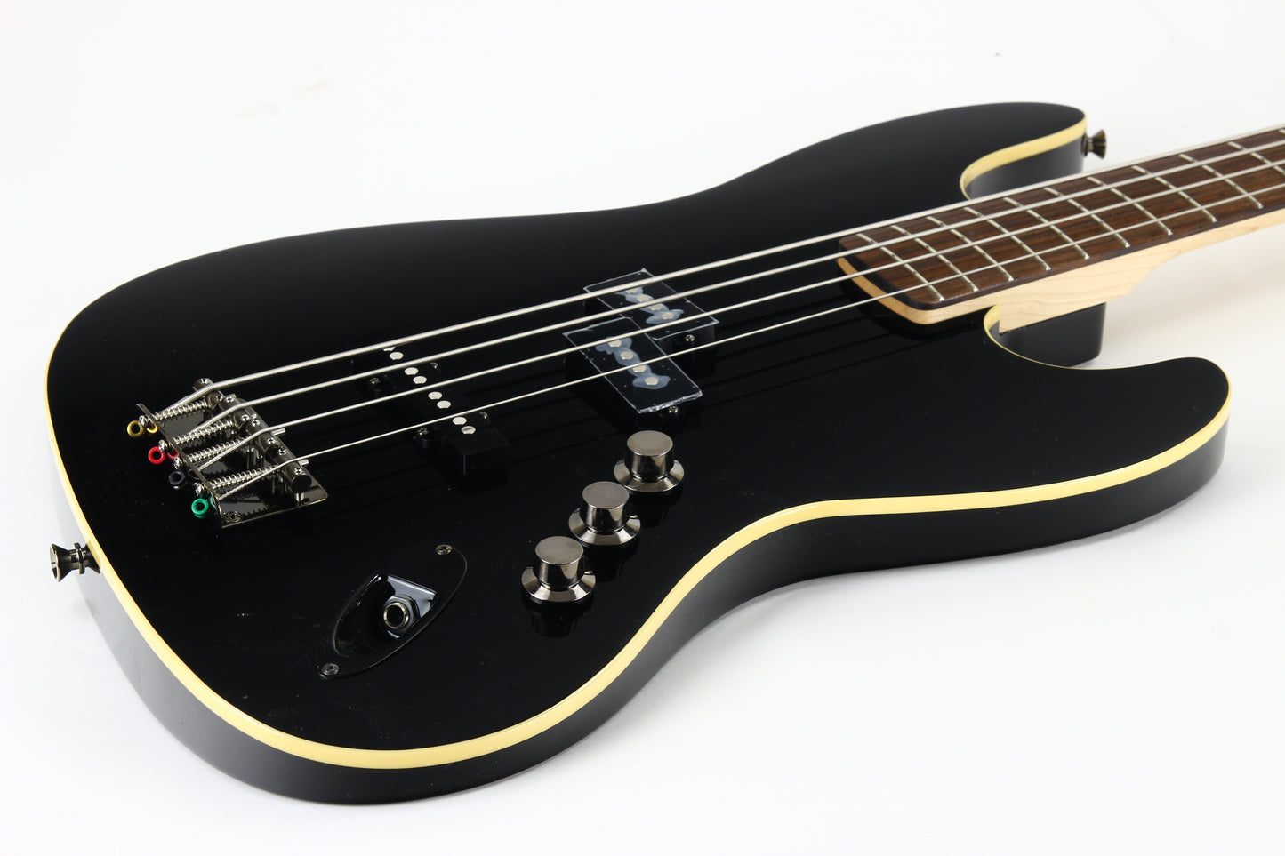 2021 Fender Japan Aerodyne Jazz P Bass | Black, Bound, PJ Precision Hybrid ajb