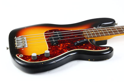 1966 Fender Precision Bass Sunburst | Vintage 1960s P-Bass, Plays Great!