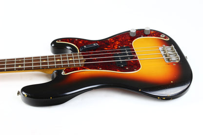 1966 Fender Precision Bass Sunburst | Vintage 1960s P-Bass, Plays Great!