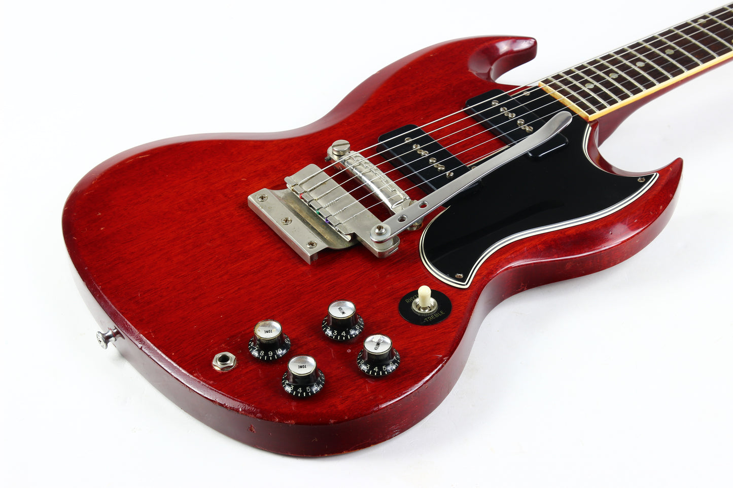 1965 Gibson SG Special WIDE NUT Nickel Hardware Les Paul Cherry w Original Case 1964 Spec