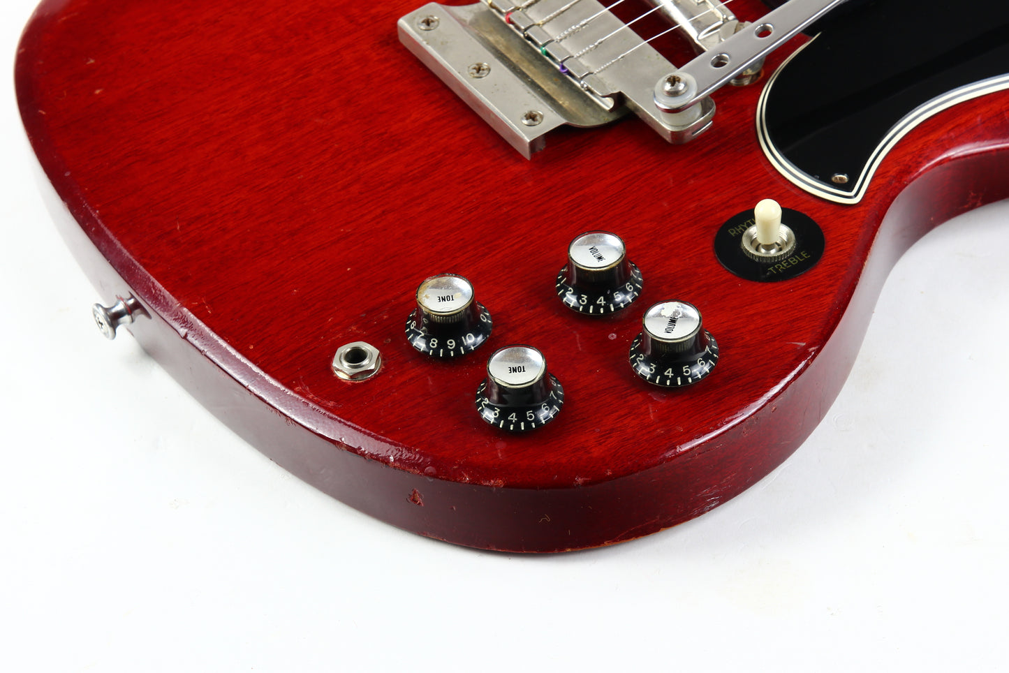 1965 Gibson SG Special WIDE NUT Nickel Hardware Les Paul Cherry w Original Case 1964 Spec