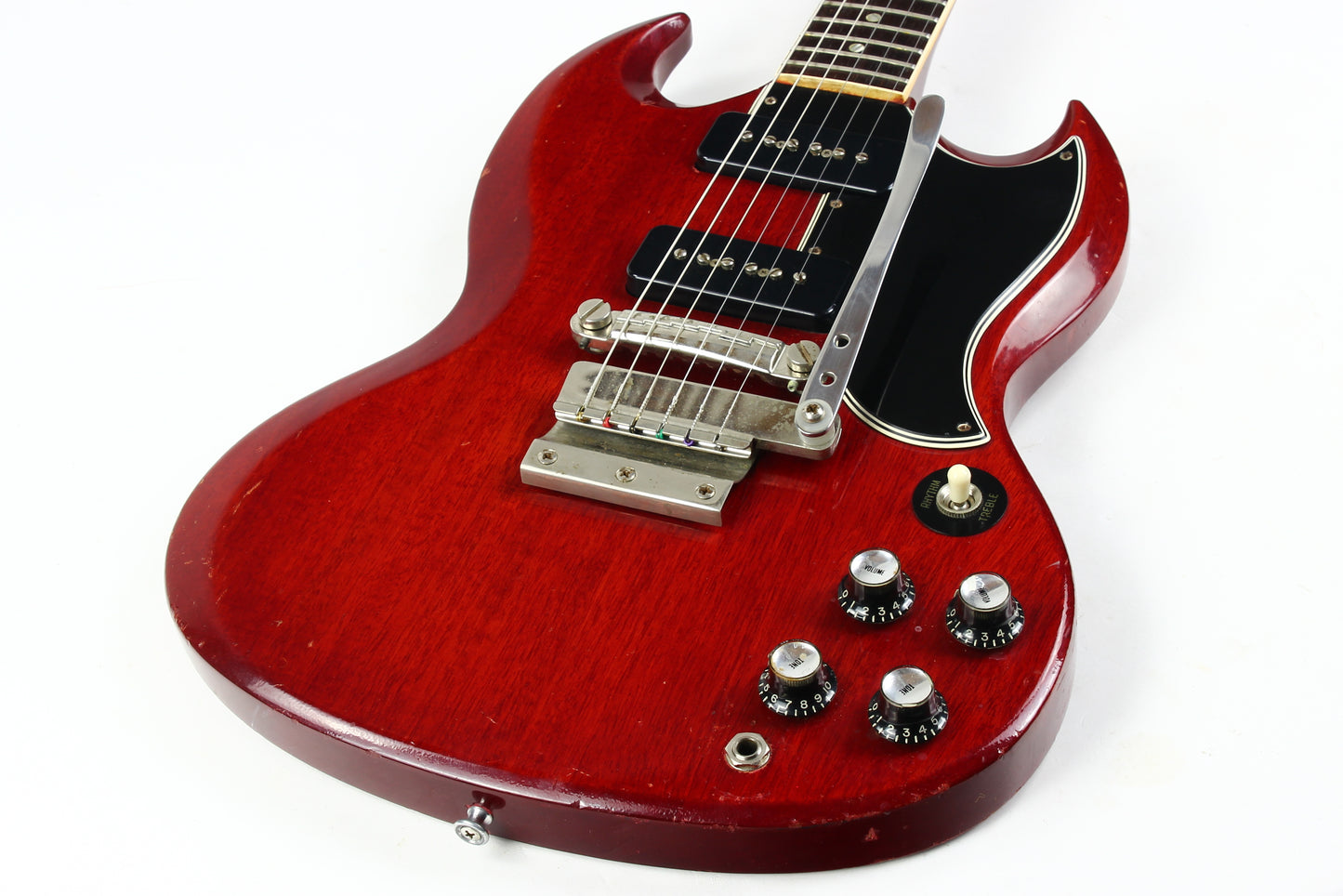 1965 Gibson SG Special WIDE NUT Nickel Hardware Les Paul Cherry w Original Case 1964 Spec