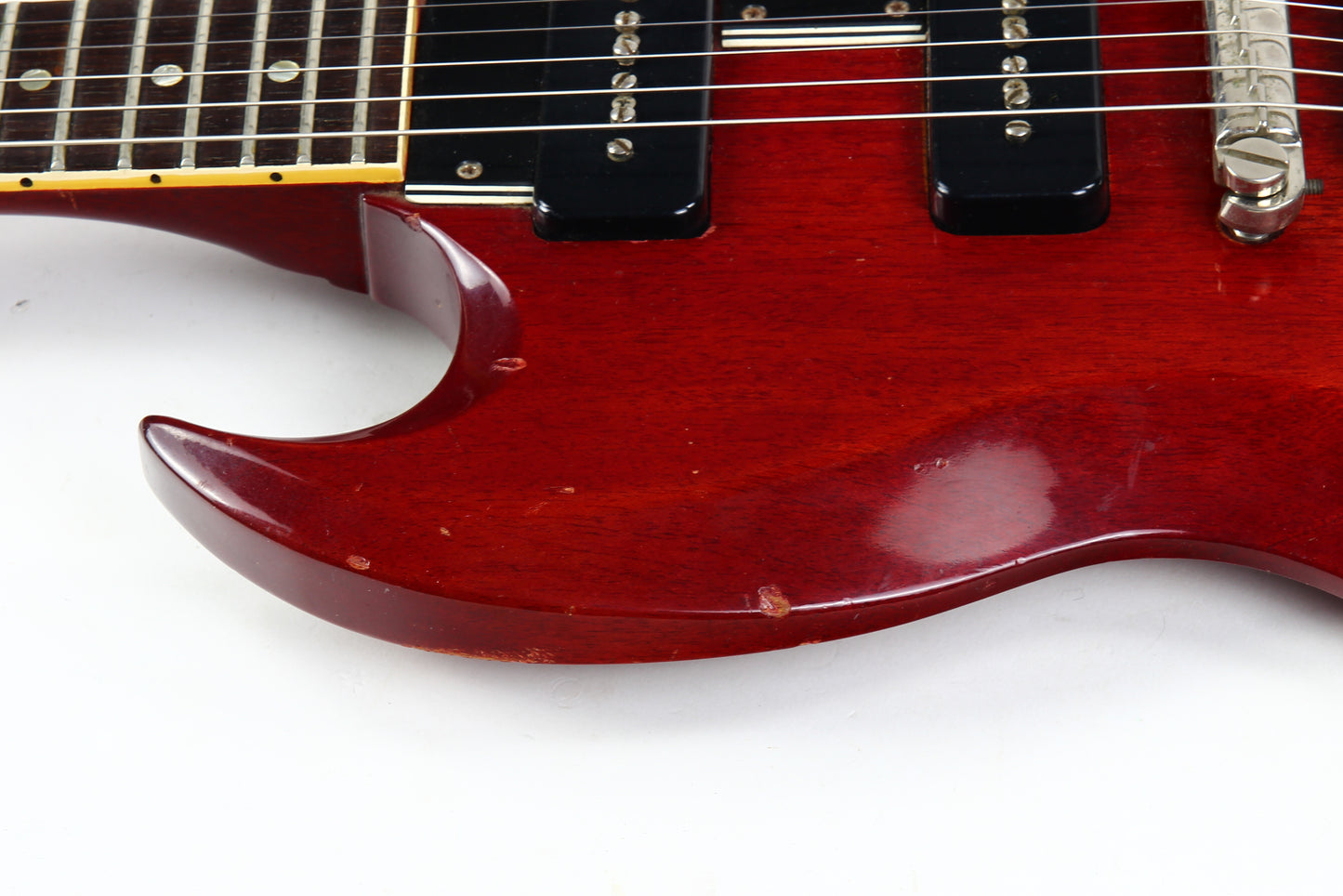 1965 Gibson SG Special WIDE NUT Nickel Hardware Les Paul Cherry w Original Case 1964 Spec