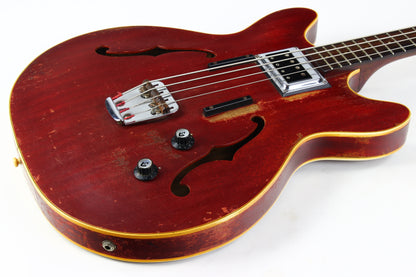 1967 Guild Starfire I Red Bisonic Pickup, Player Grade w Original Case