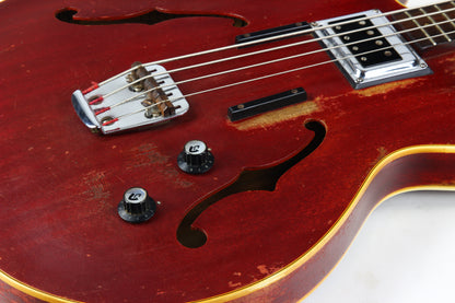 1967 Guild Starfire I Red Bisonic Pickup, Player Grade w Original Case