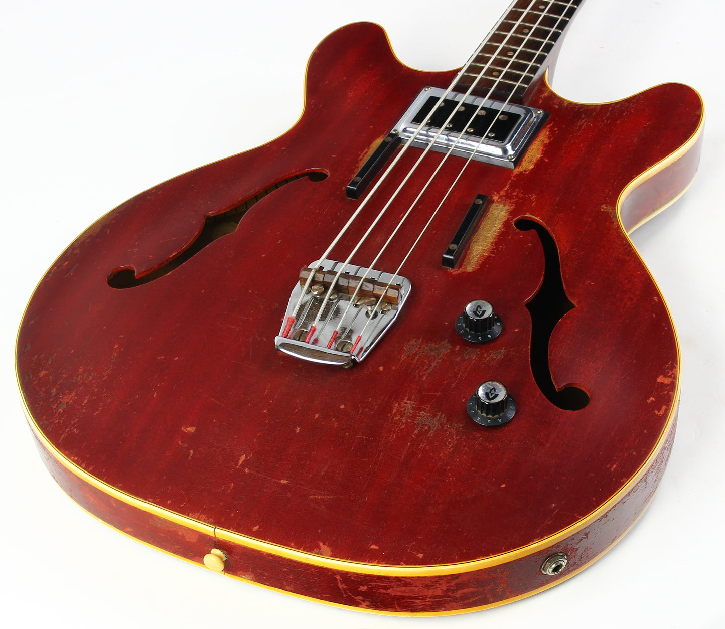 1967 Guild Starfire I Red Bisonic Pickup, Player Grade w Original Case