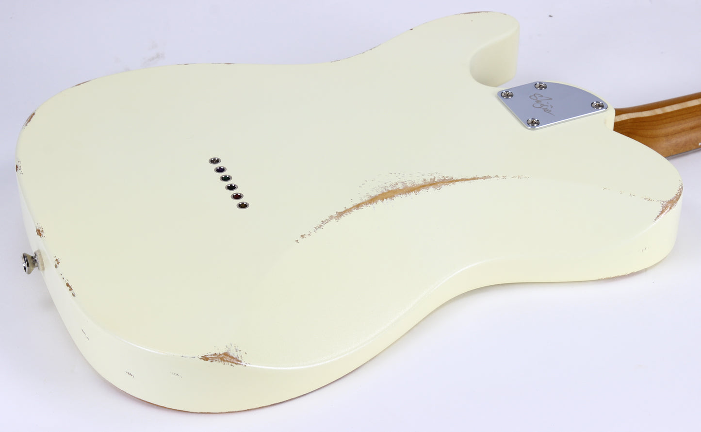 2020 Shijie Guitar Works TLV-Relic Aged White, Roasted Maple