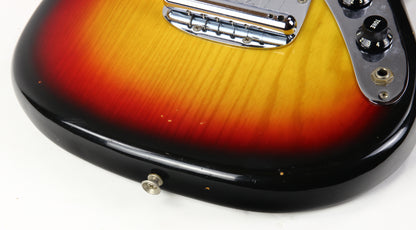 1978 Fender Mustang Sunburst Vintage Electric Guitar w Original Hard Case & Strap