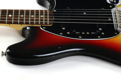 1978 Fender Mustang Sunburst Vintage Electric Guitar w Original Hard Case & Strap